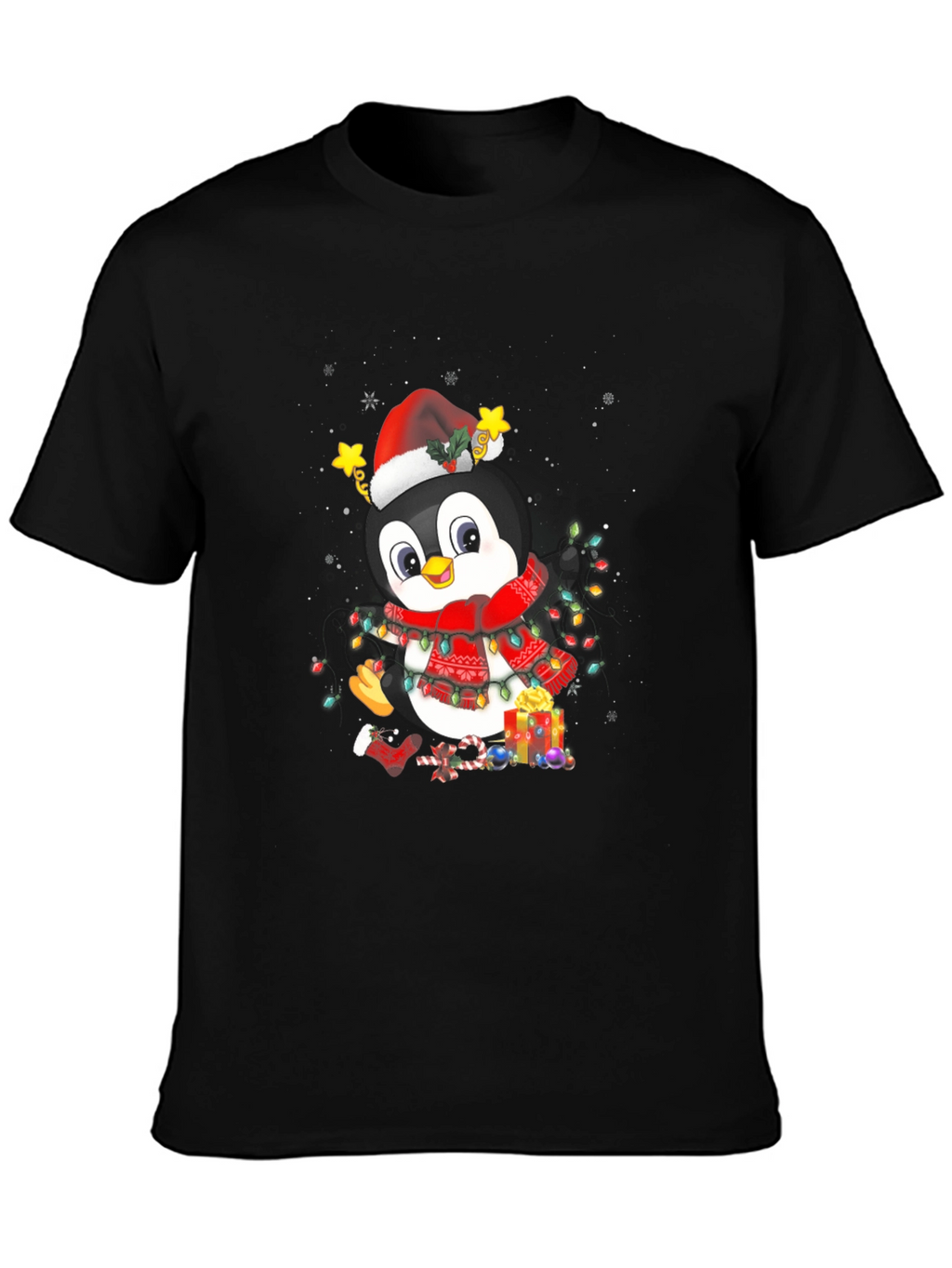Festive Penguin Christmas T-Shirt