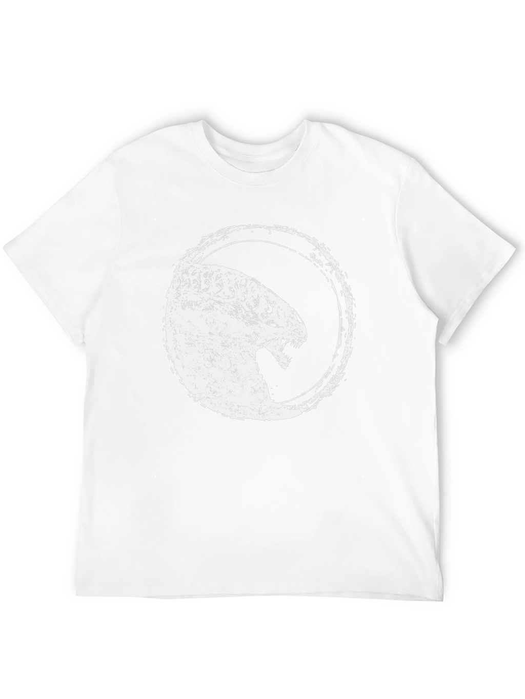 Alien Xenomorph Distressed Graphic T-Shirt