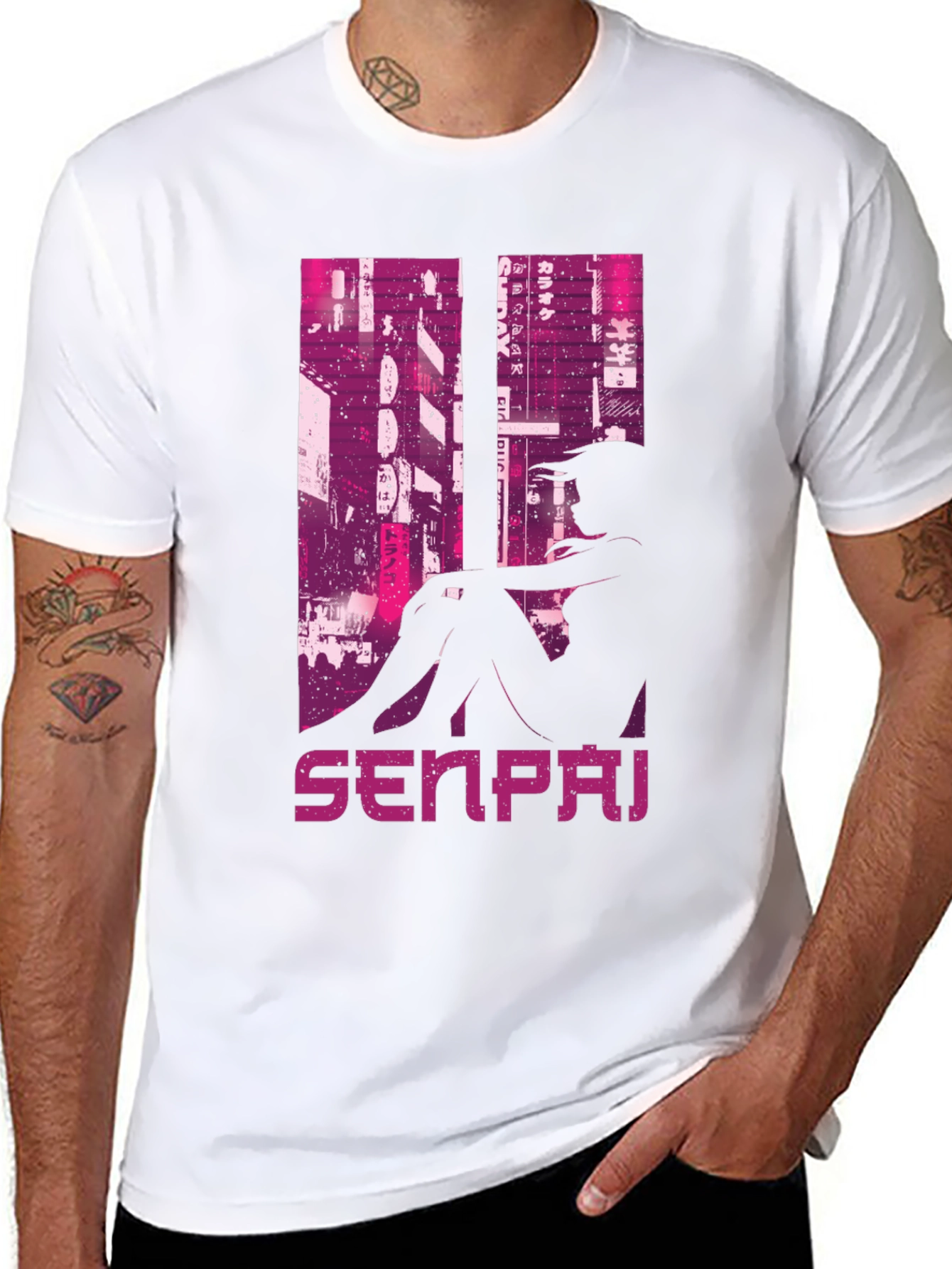 Senpai Anime Graphic T-Shirt