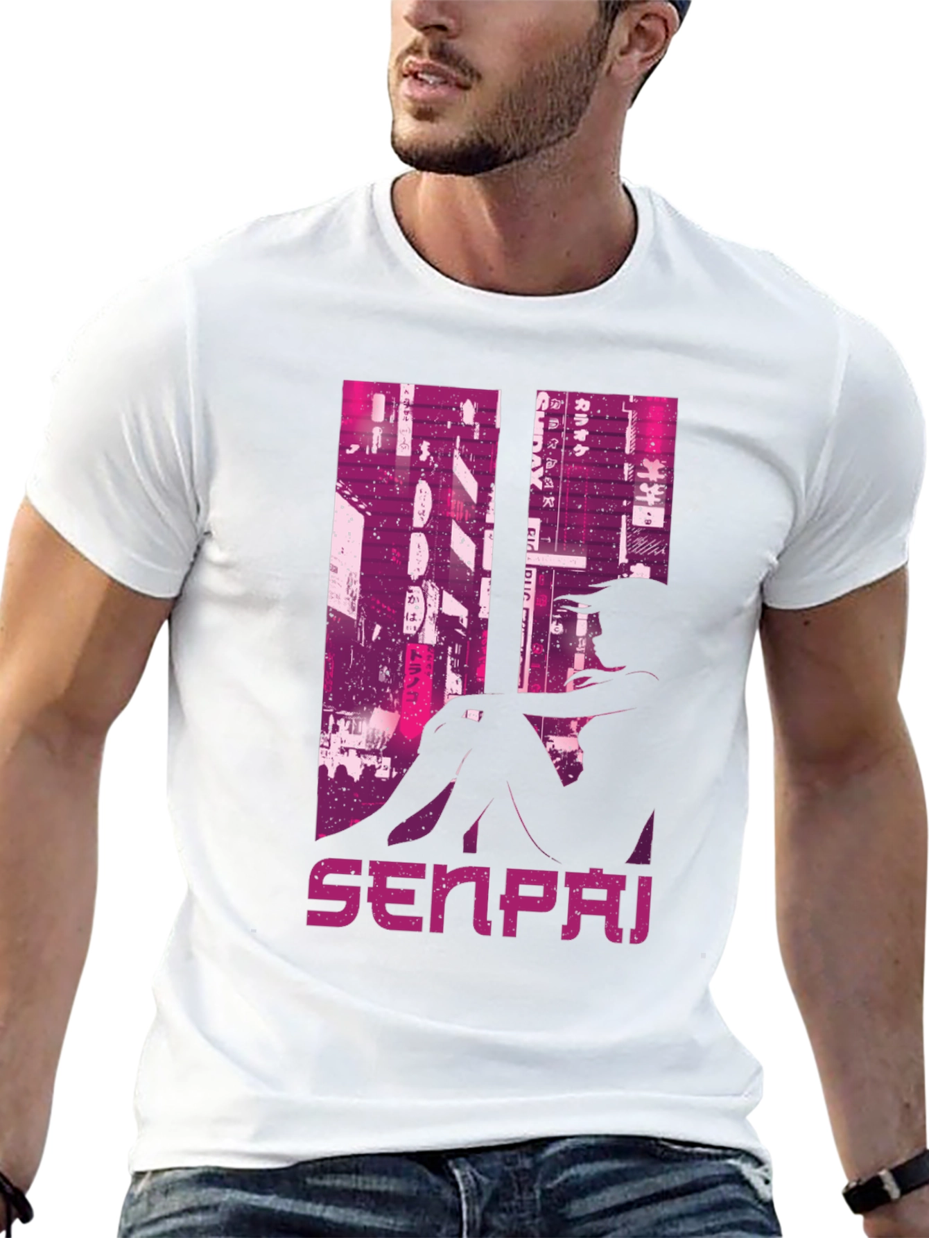 Senpai Anime Graphic T-Shirt