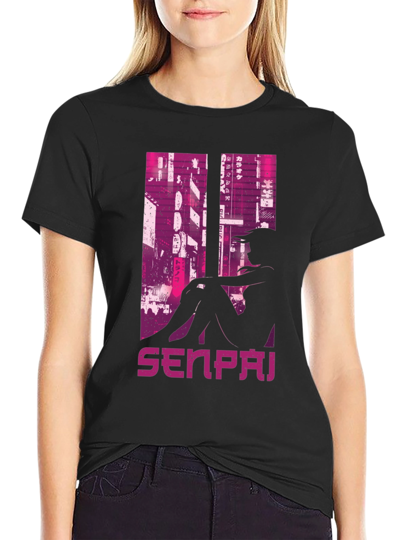 Senpai Anime Graphic T-Shirt