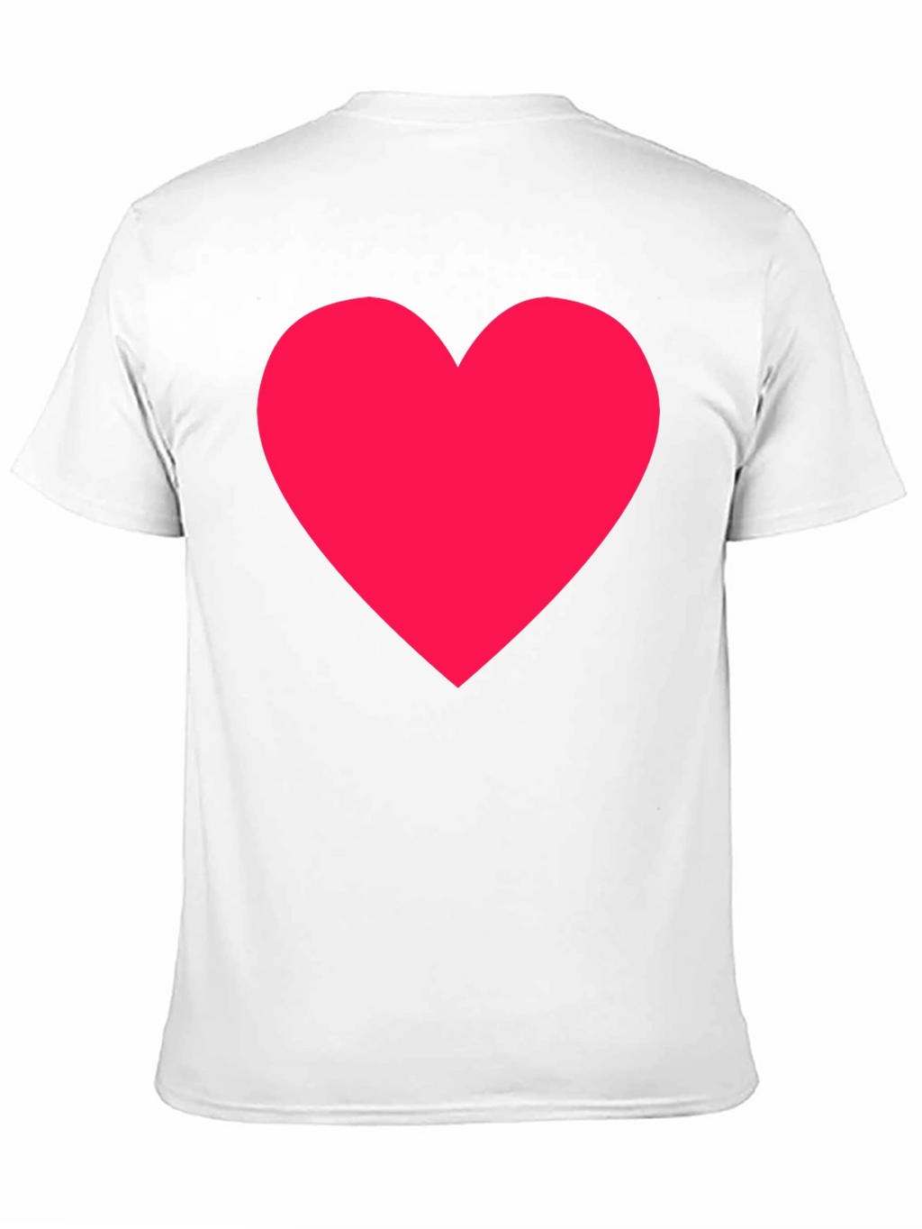 Black T-Shirt with Red Heart