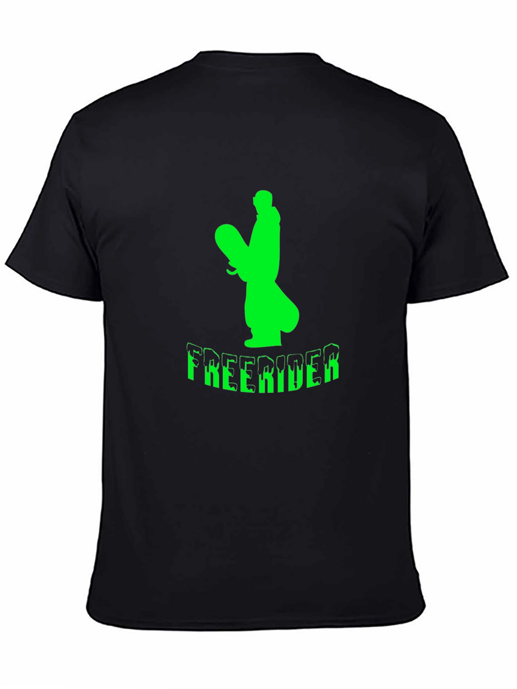 Freerider Graphic T-Shirt - Black Cotton Tee