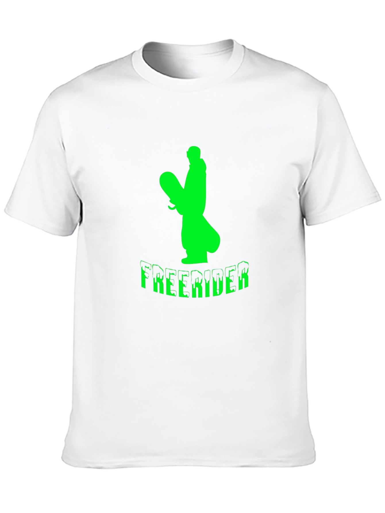 Freerider Graphic T-Shirt - Black Cotton Tee