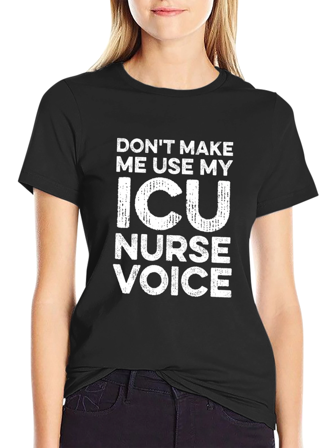 ICU Nurse Voice T-Shirt - Funny Nurse Apparel