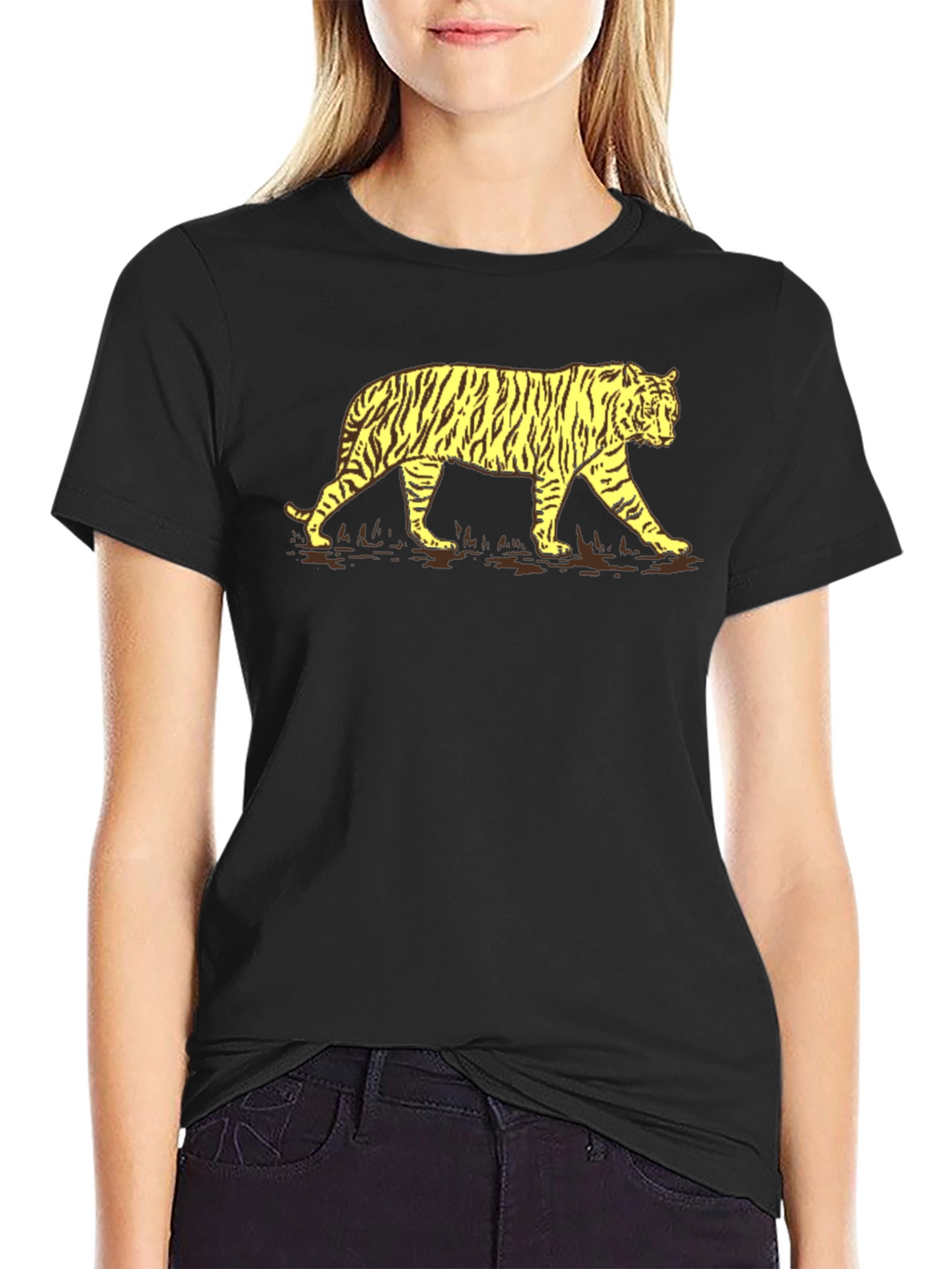 Tiger Graphic T-Shirt - Bold Animal Print Tee