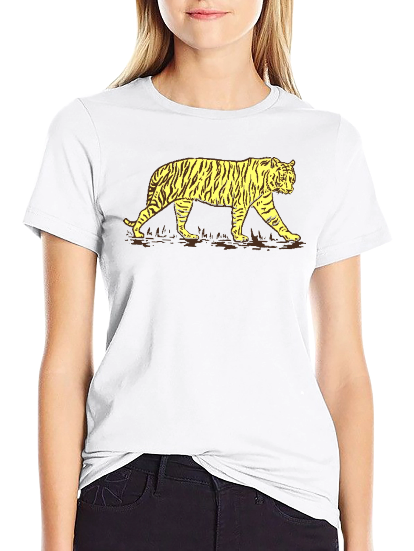 Tiger Graphic T-Shirt - Bold Animal Print Tee