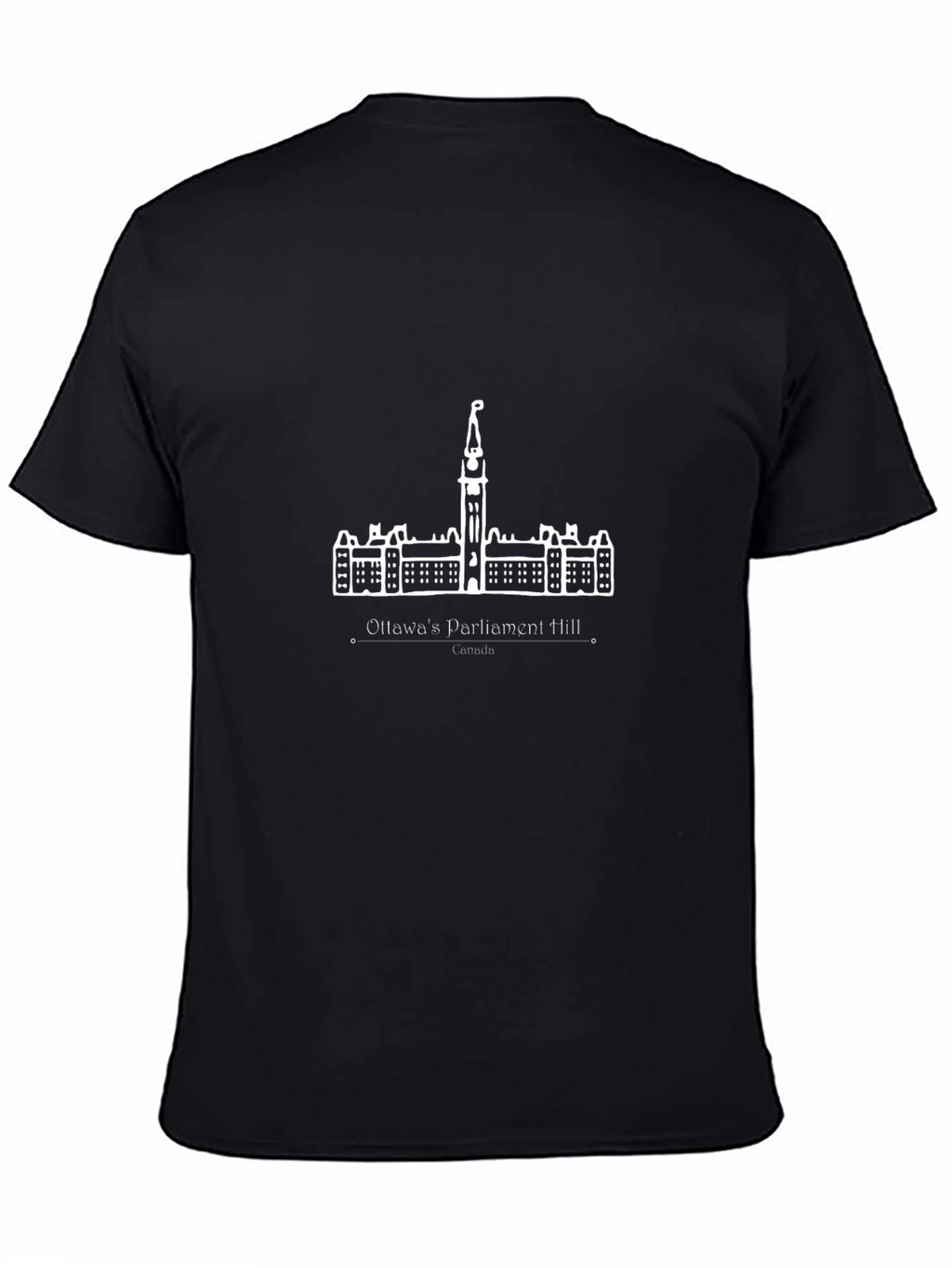 Ottawas Parliament Hill T-Shirt - Canada Souvenir