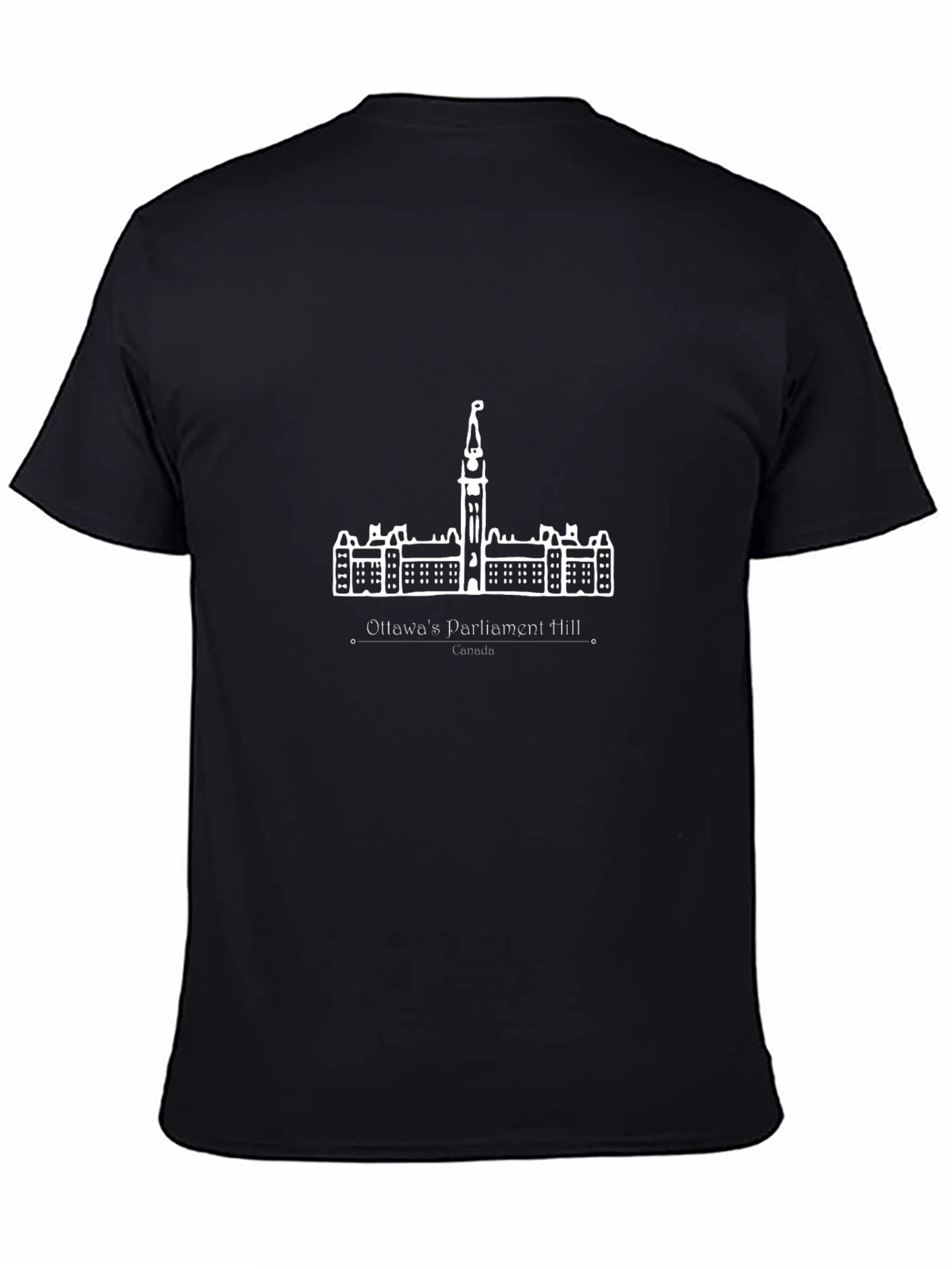 Ottawas Parliament Hill T-Shirt - Canada Souvenir