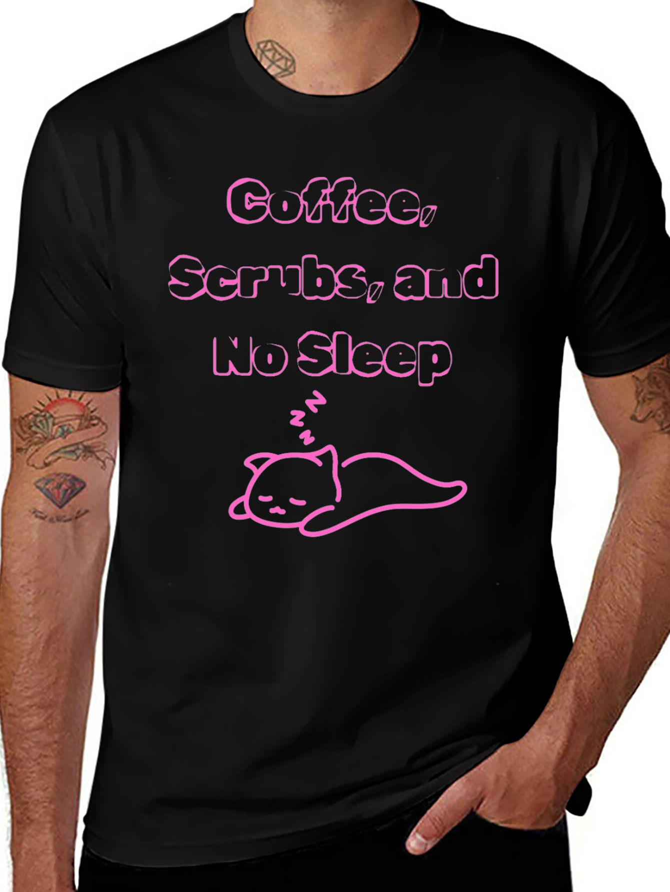 Coffee Scrubs & No Sleep T-Shirt