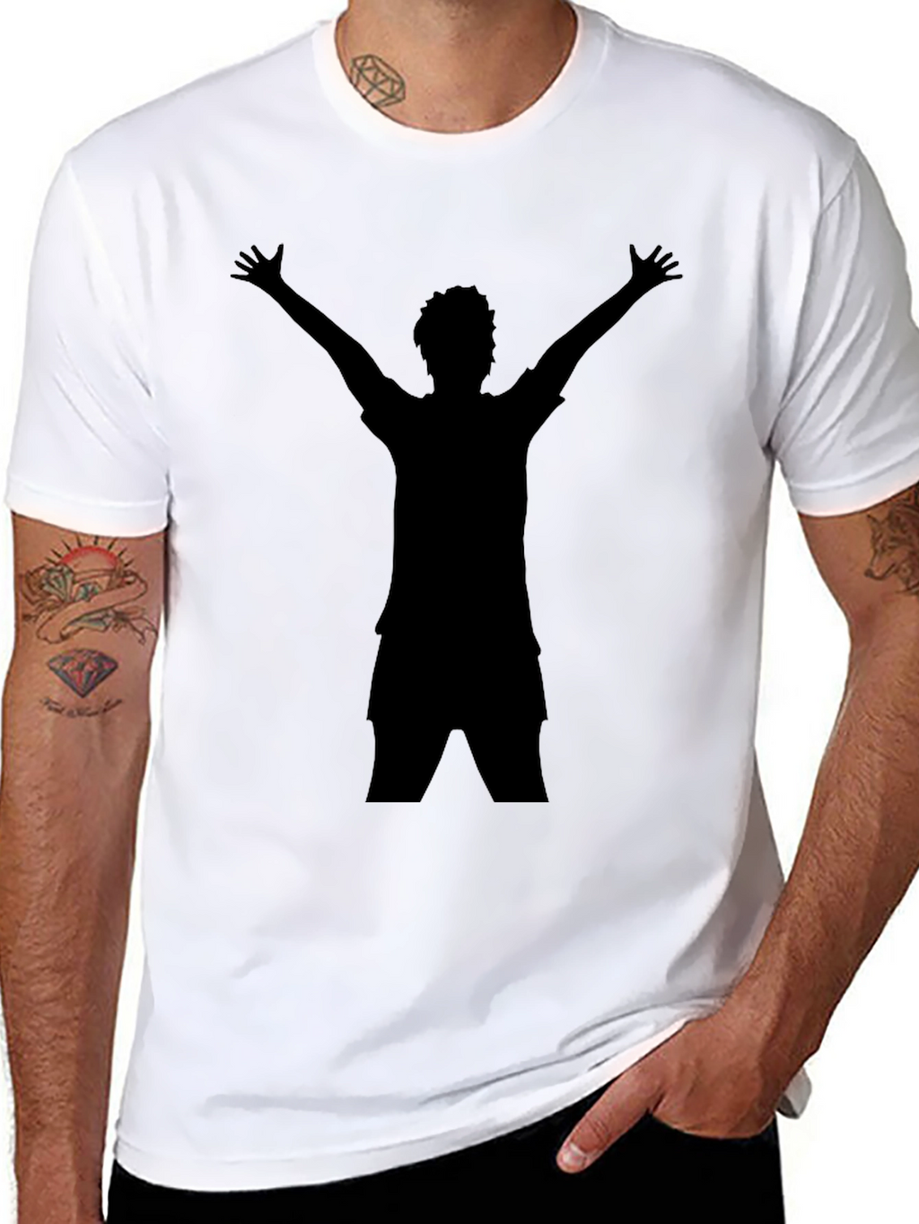 Silhouette Celebration Black T-Shirt