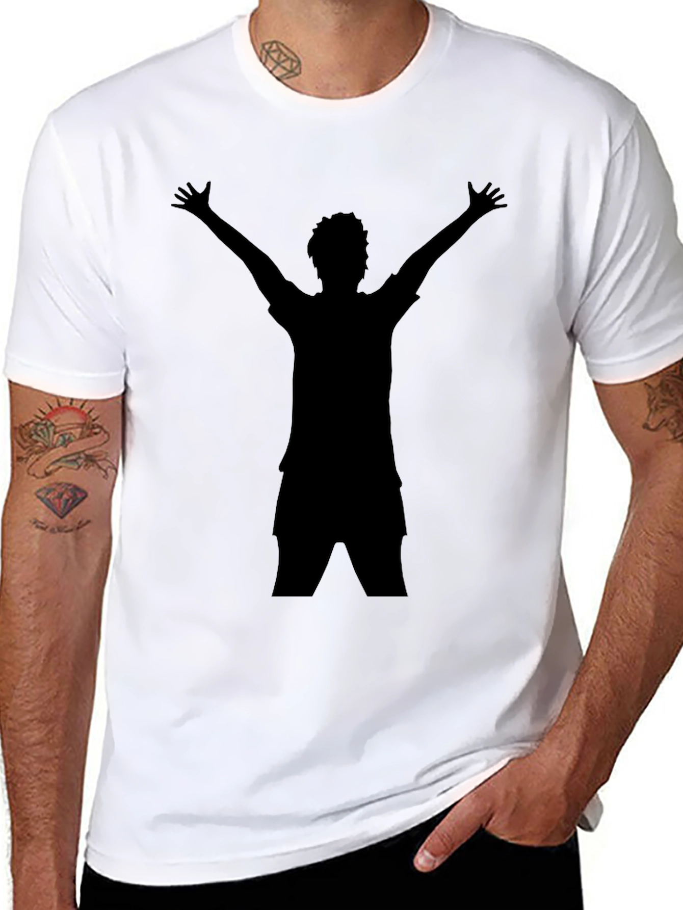 Silhouette Celebration Black T-Shirt