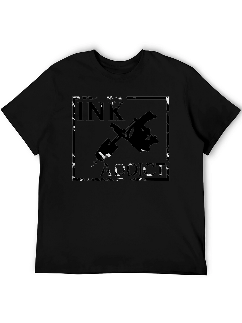 Ink Addict Black Graphic Tee