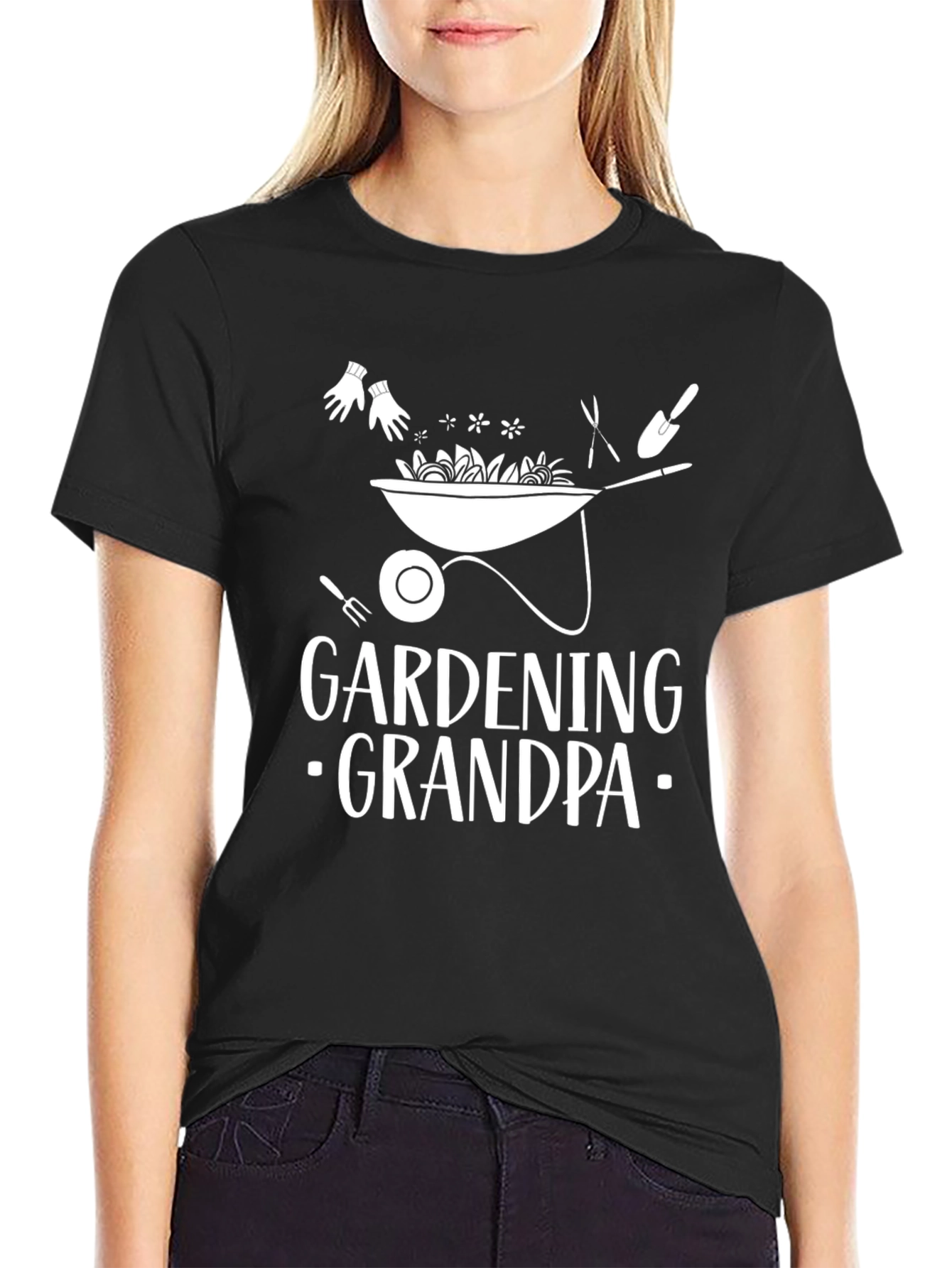 Gardening Grandpa Graphic T-Shirt