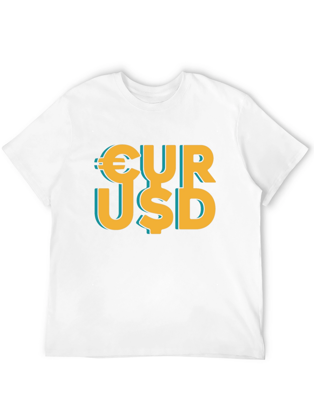 Currency Graphic T-Shirt - EUR USD Print