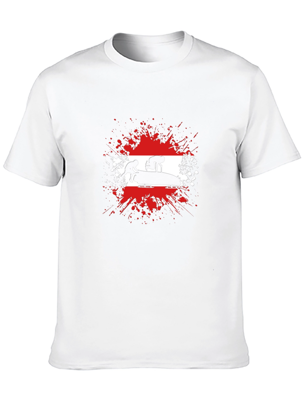 Austria Bobsled T-Shirt - Olympic Sports Tee