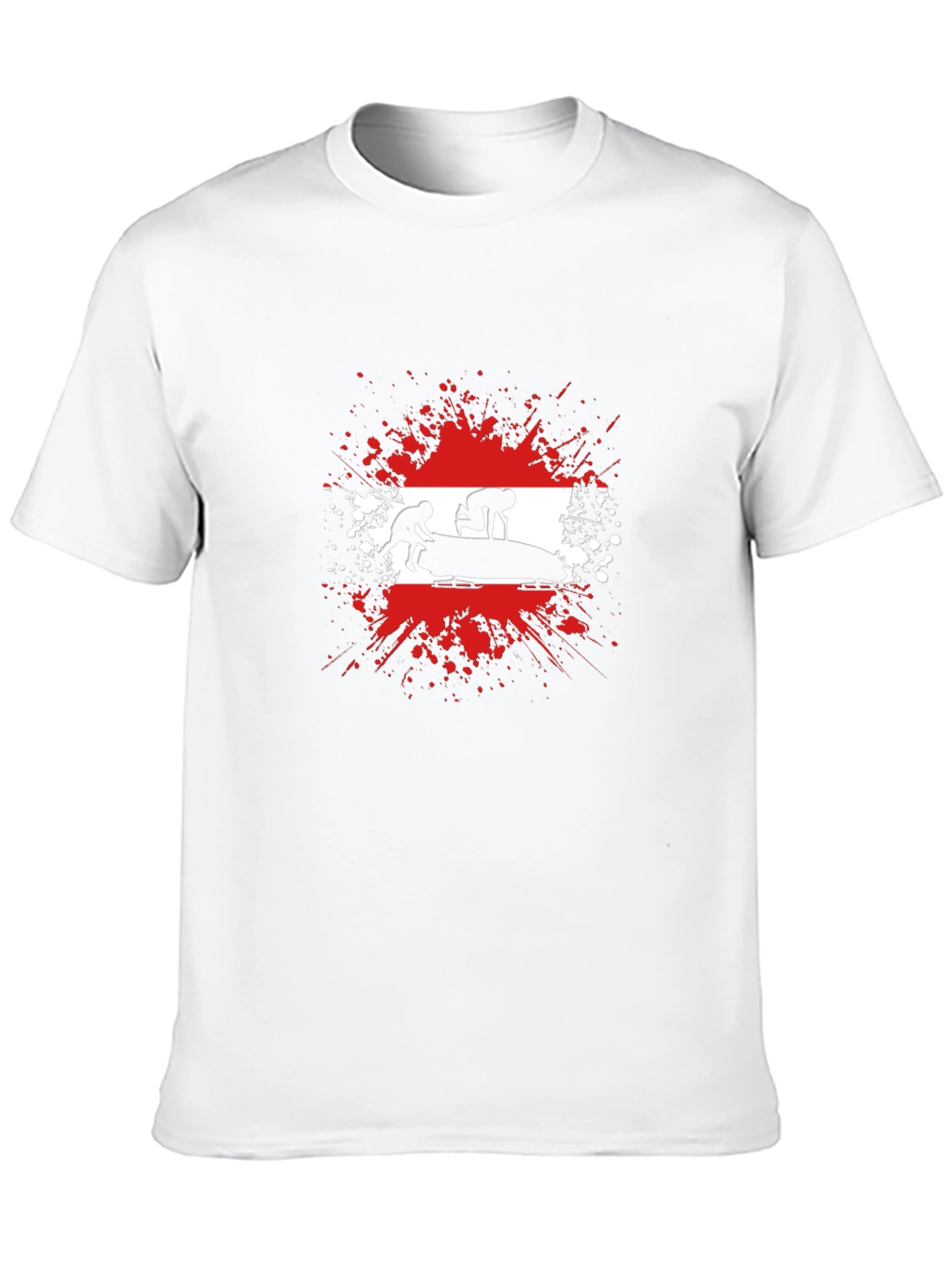 Austria Bobsled T-Shirt - Olympic Sports Tee