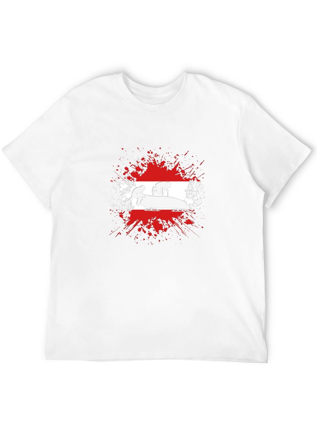Austria Bobsled T-Shirt - Olympic Sports Tee