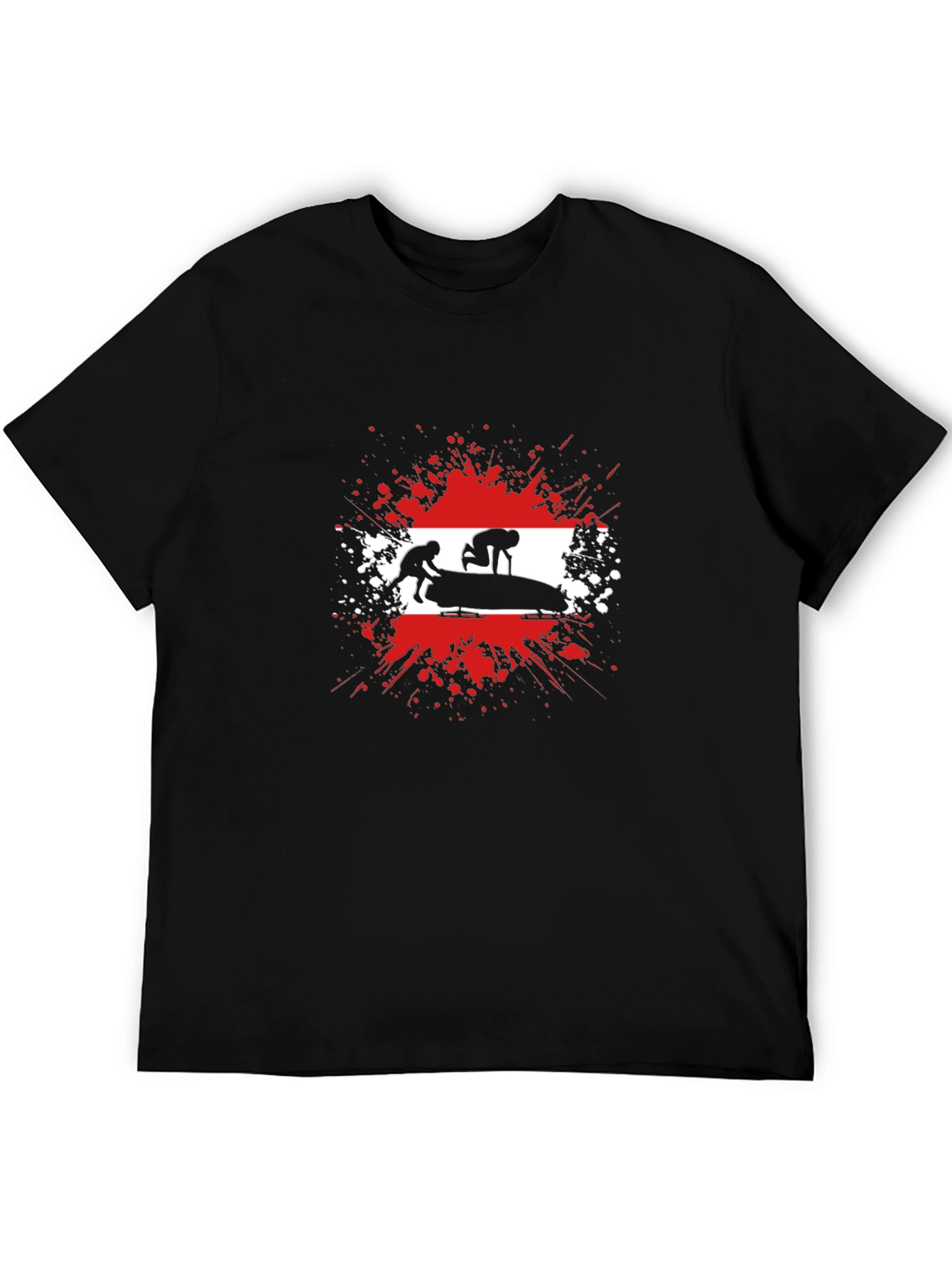 Austria Bobsled T-Shirt - Olympic Sports Tee