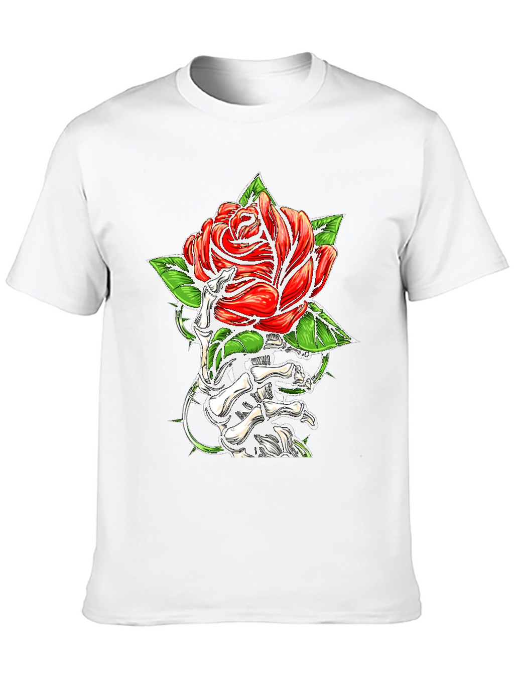 Rose & Bone Hand Graphic Black T-Shirt