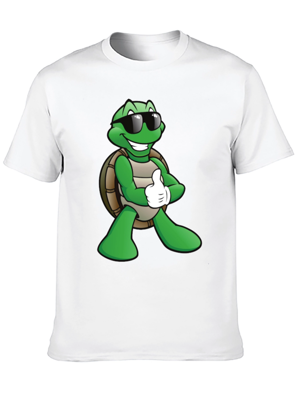 Cool Turtle Graphic T-Shirt - Black