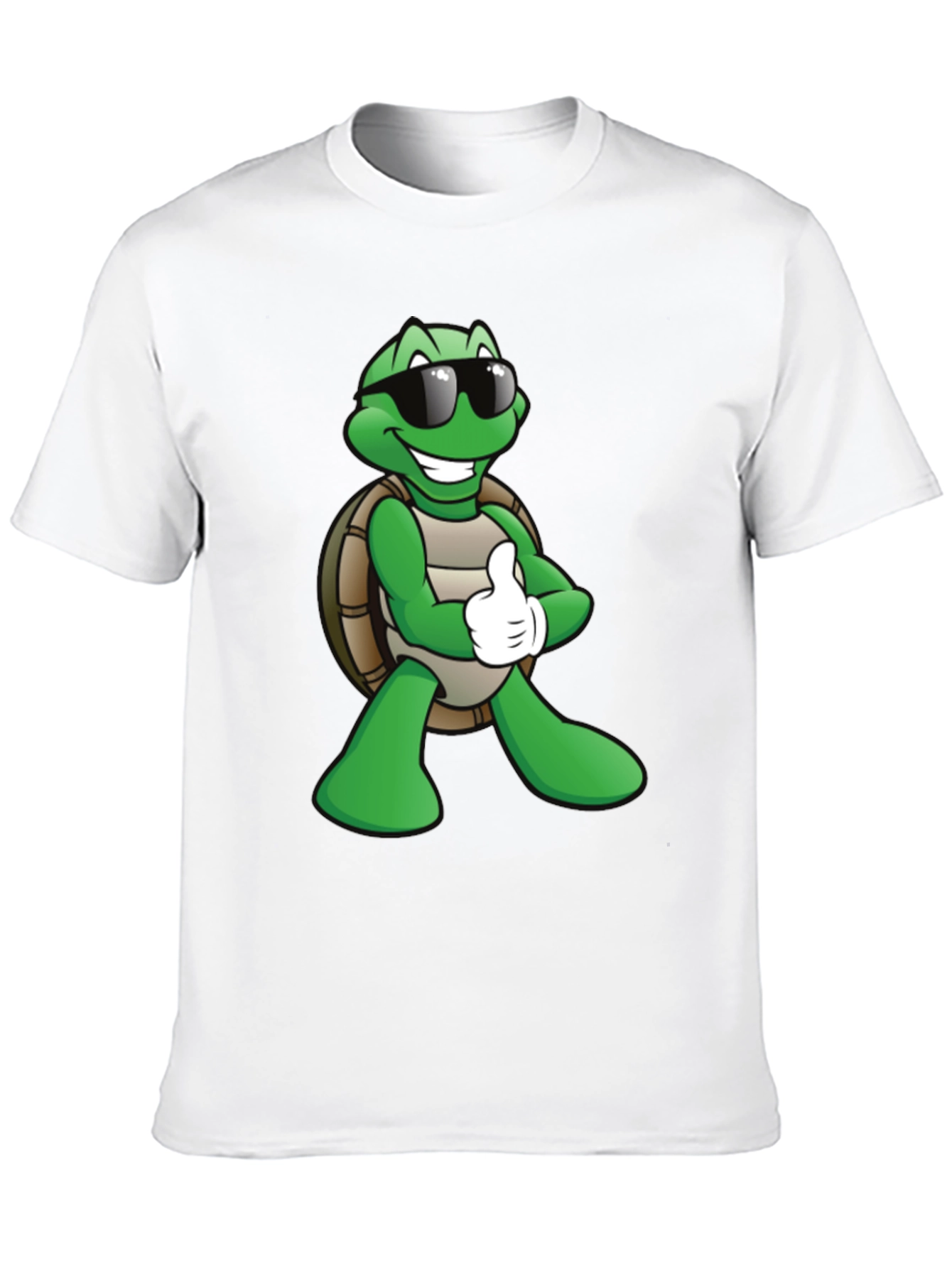 Cool Turtle Graphic T-Shirt - Black
