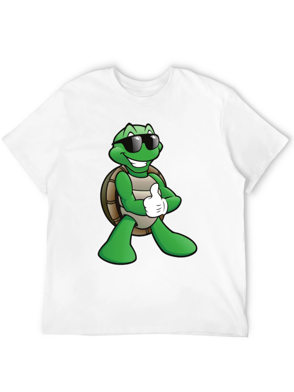 Cool Turtle Graphic T-Shirt - Black