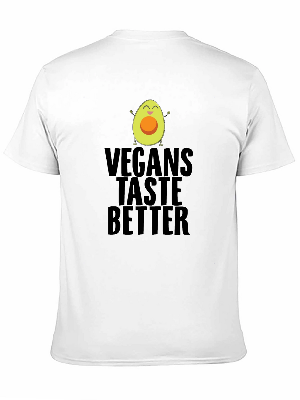Vegans Taste Better Funny Avocado Graphic T-Shirt