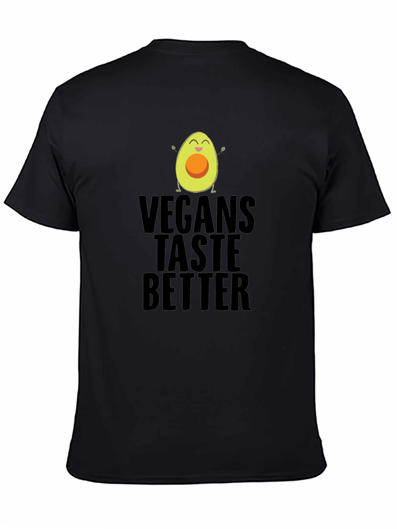 Vegans Taste Better Funny Avocado Graphic T-Shirt