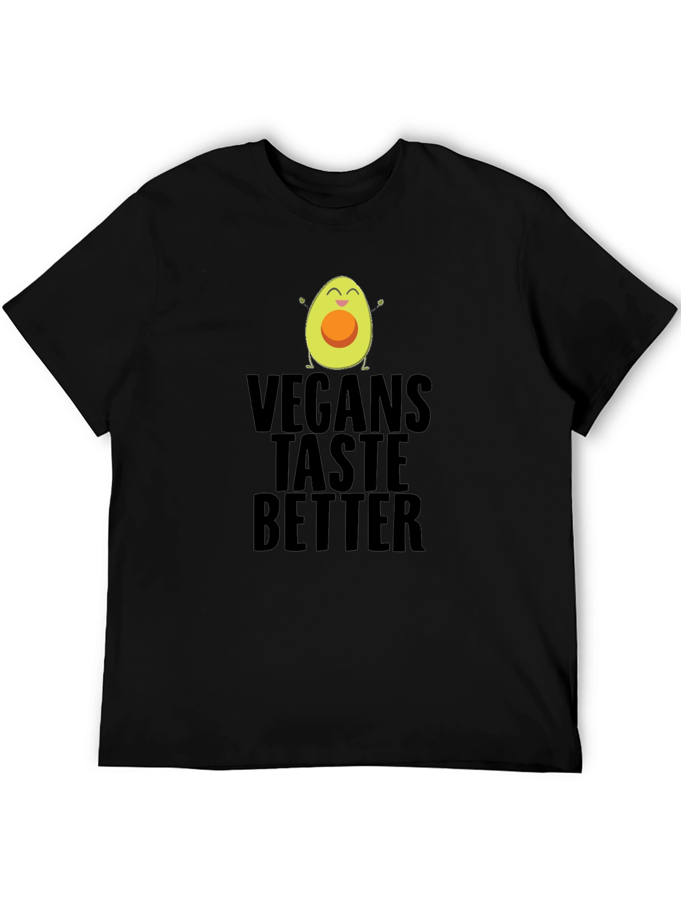 Vegans Taste Better Funny Avocado Graphic T-Shirt