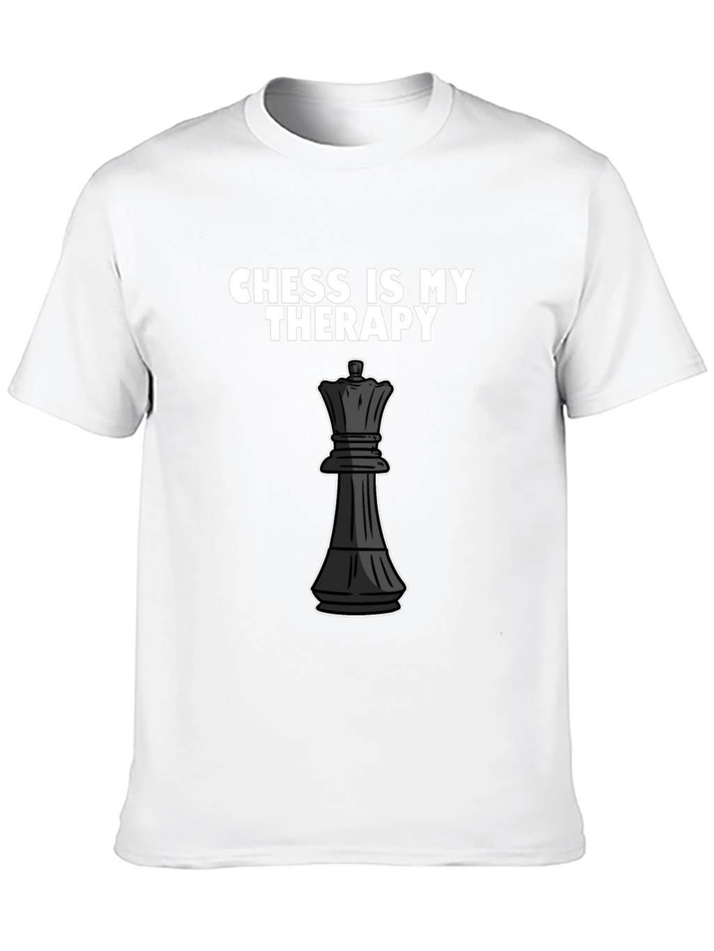 Chess is My Therapy T-Shirt - Queen Piece Design
