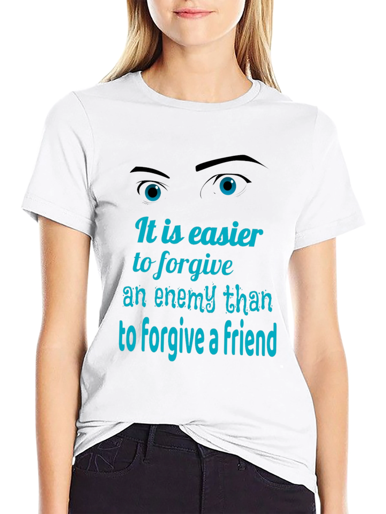 Forgiveness Graphic Tee - Mens Black T-Shirt