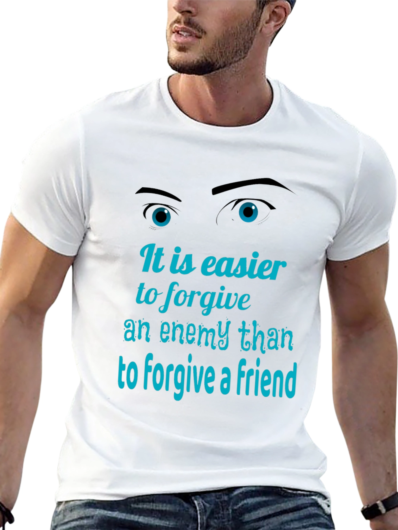 Forgiveness Graphic Tee - Mens Black T-Shirt