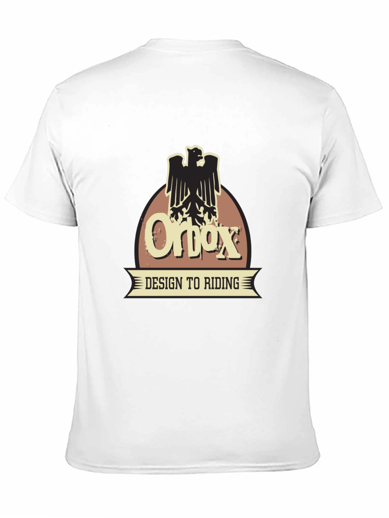 Orbox Design to Riding Black T-Shirt