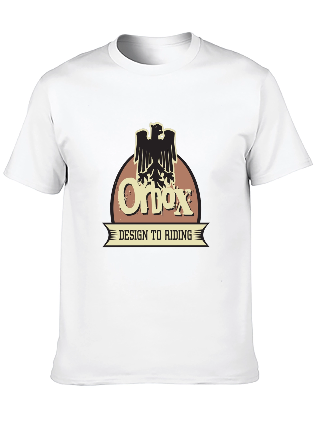 Orbox Design to Riding Black T-Shirt