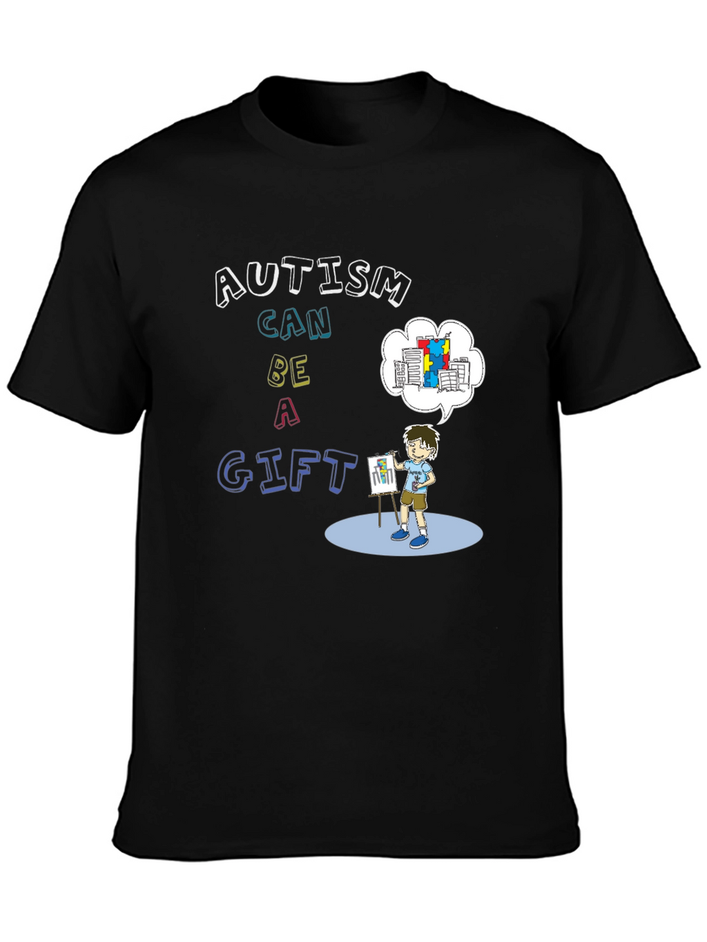 Autism Awareness T-Shirt: Autism Can Be A Gift