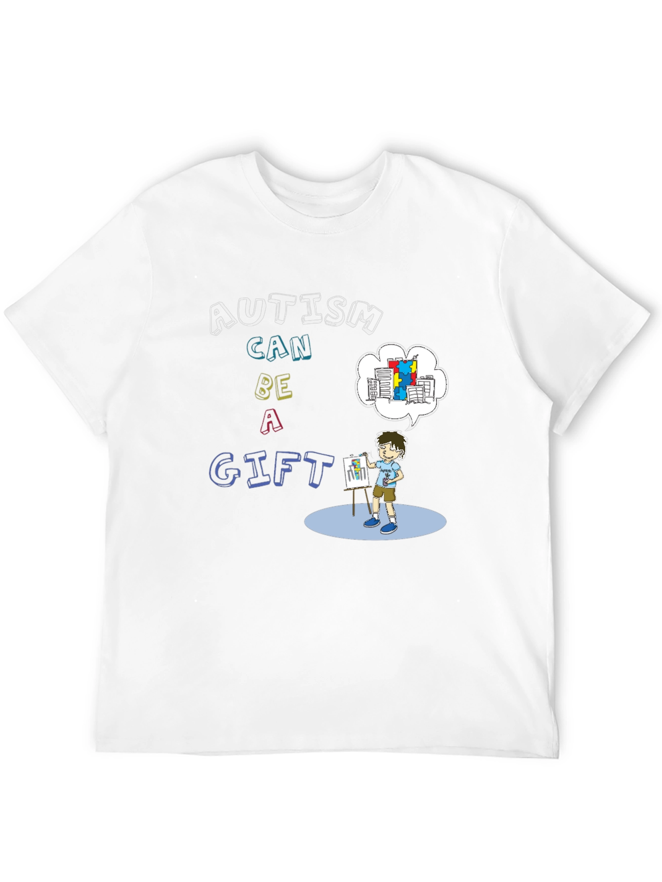 Autism Awareness T-Shirt: Autism Can Be A Gift