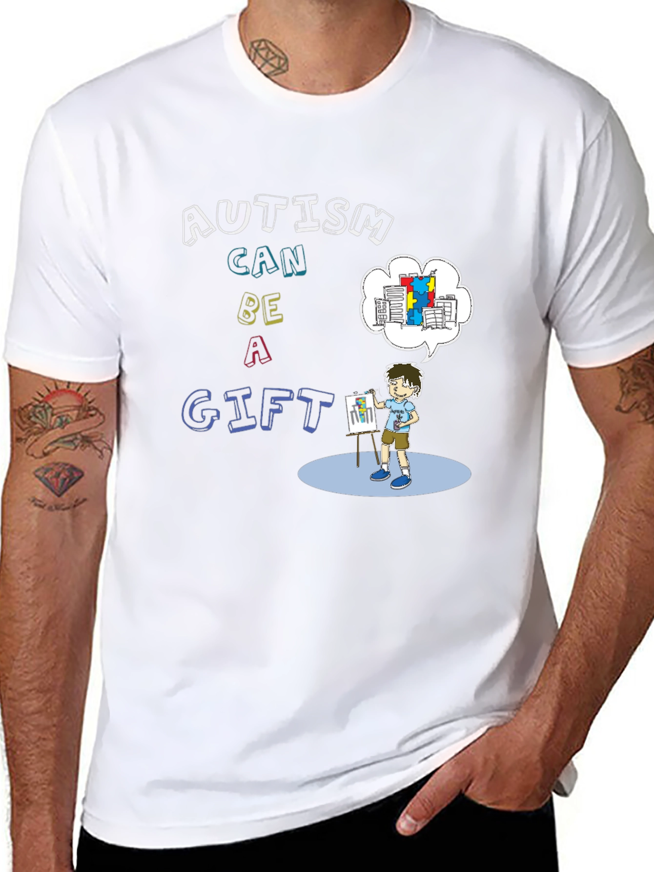 Autism Awareness T-Shirt: Autism Can Be A Gift