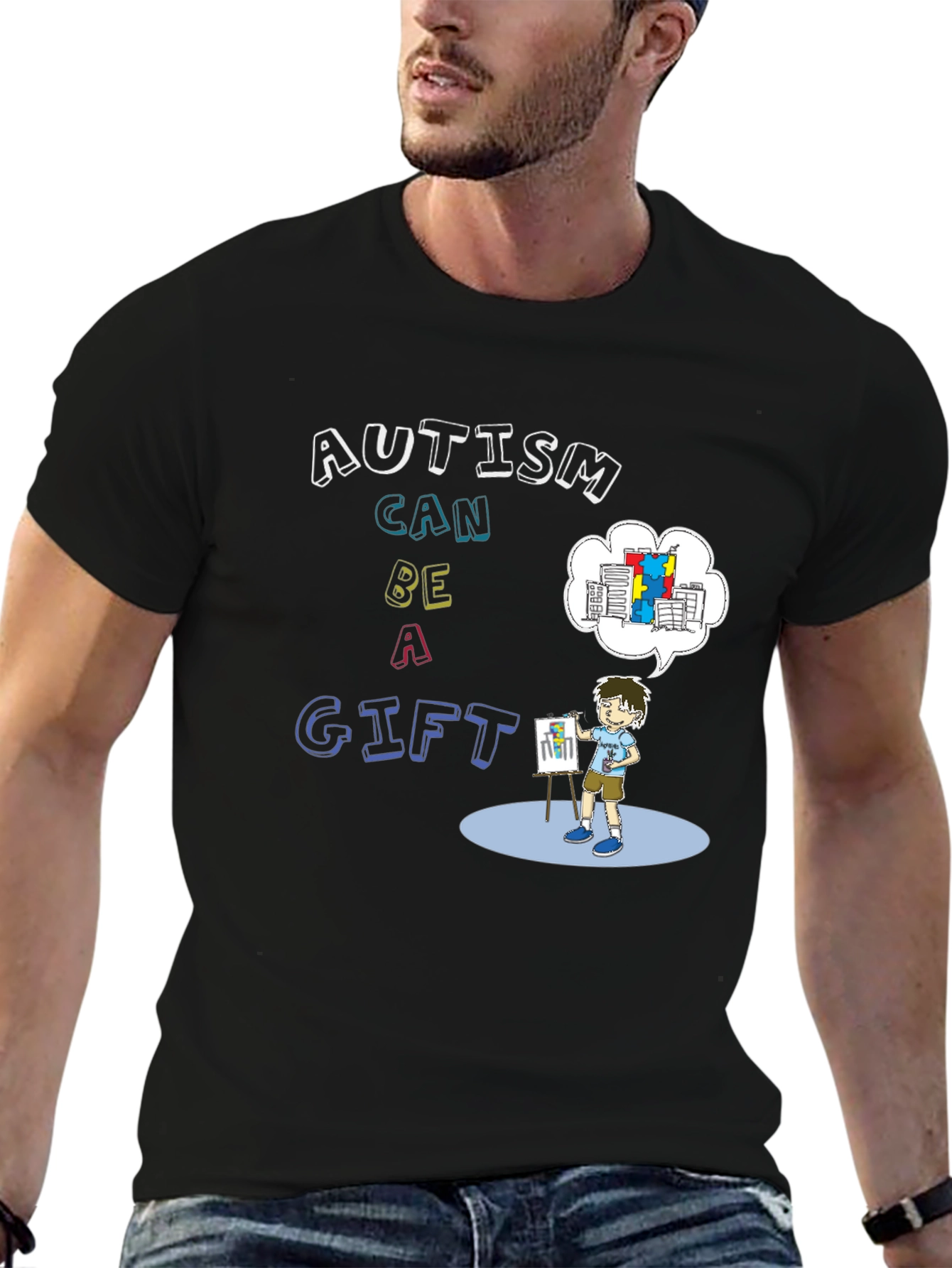 Autism Awareness T-Shirt: Autism Can Be A Gift