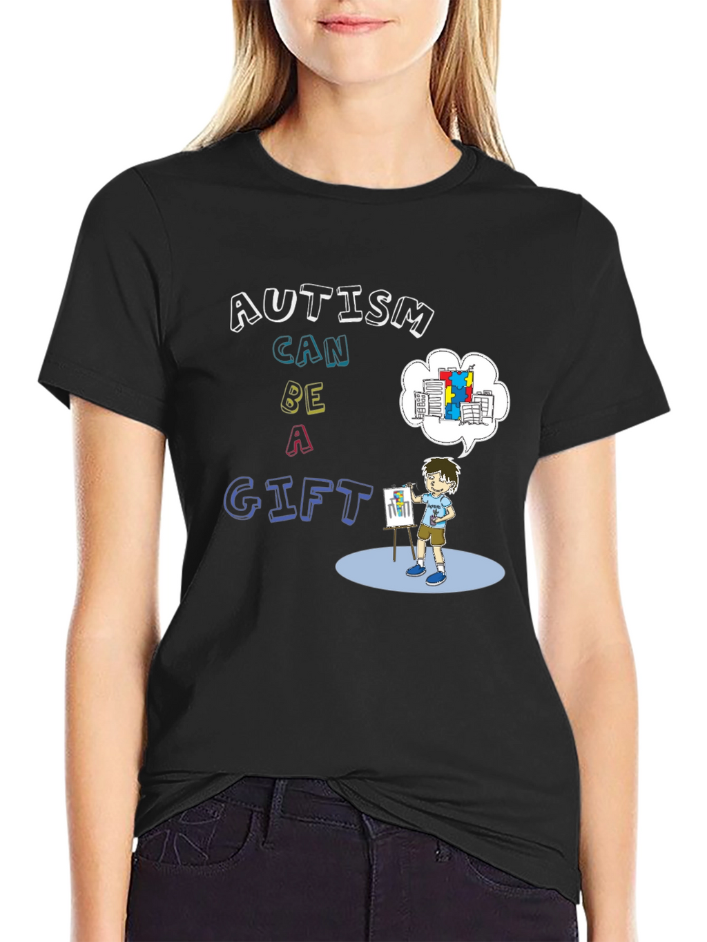 Autism Awareness T-Shirt: Autism Can Be A Gift