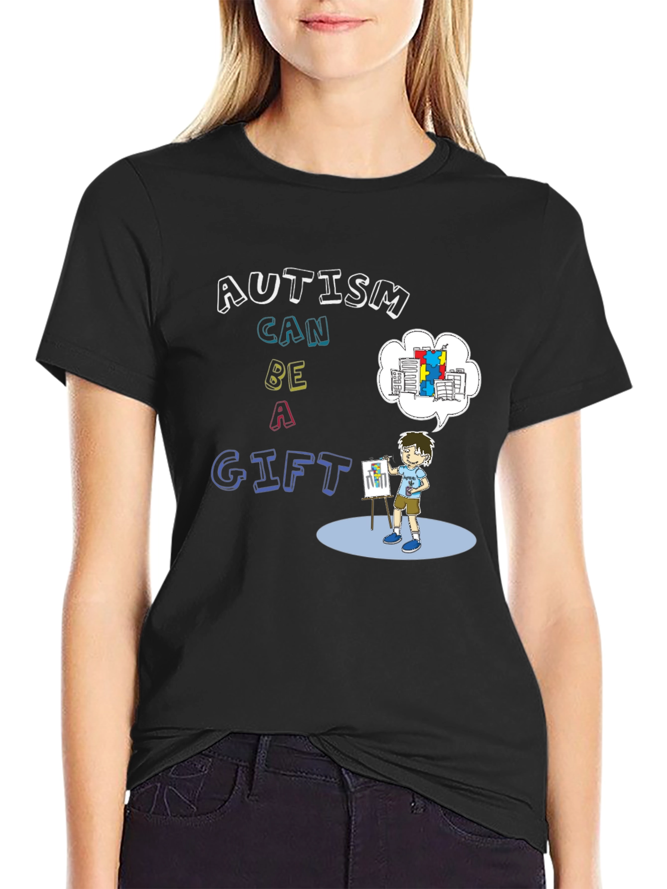Autism Awareness T-Shirt: Autism Can Be A Gift