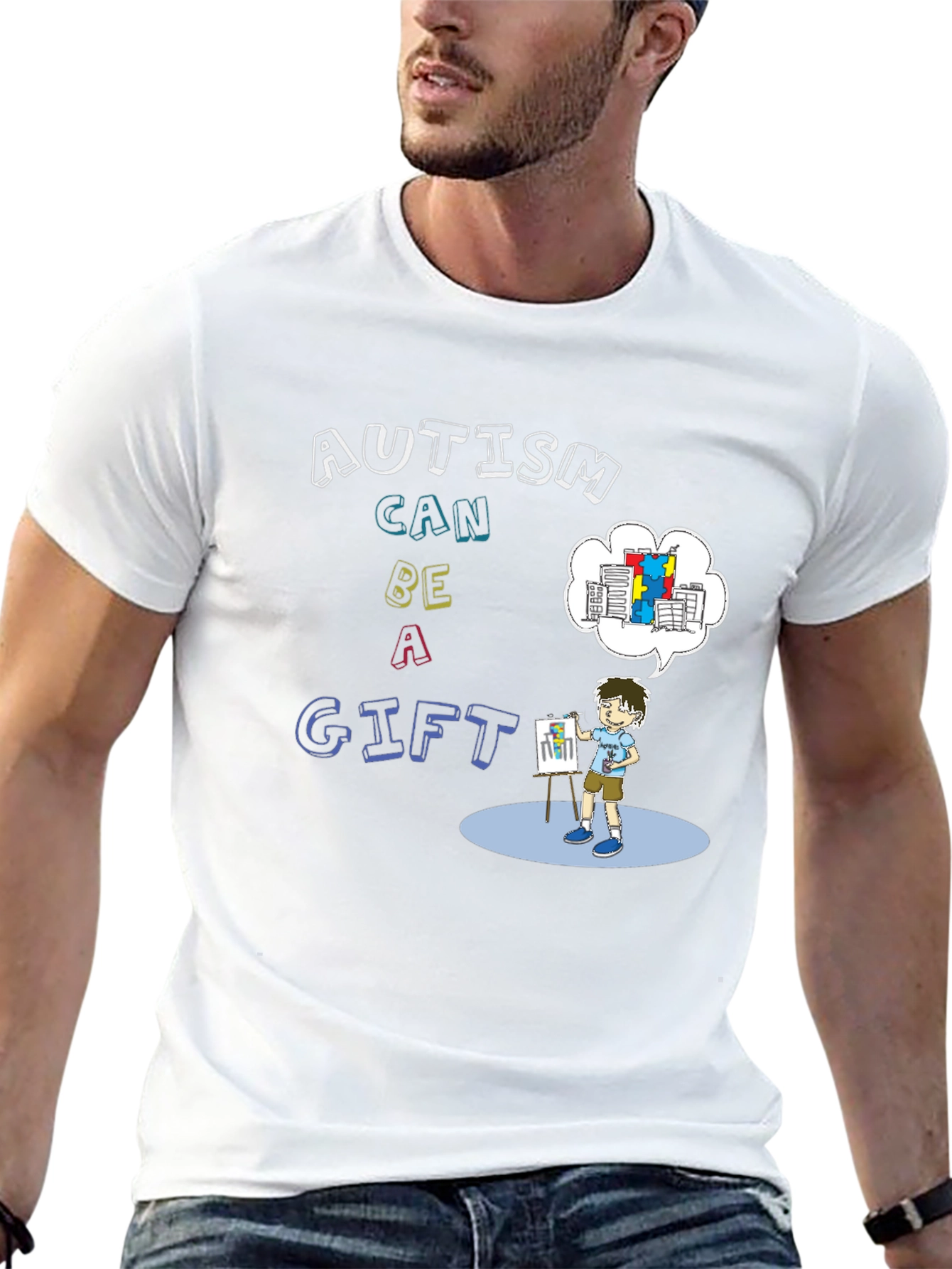 Autism Awareness T-Shirt: Autism Can Be A Gift
