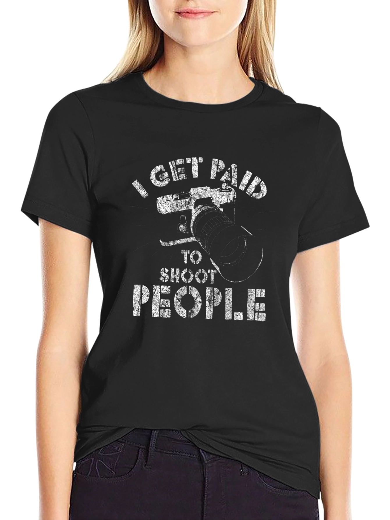 I Get Paid to Shoot People T-Shirt - Photographer Tee
