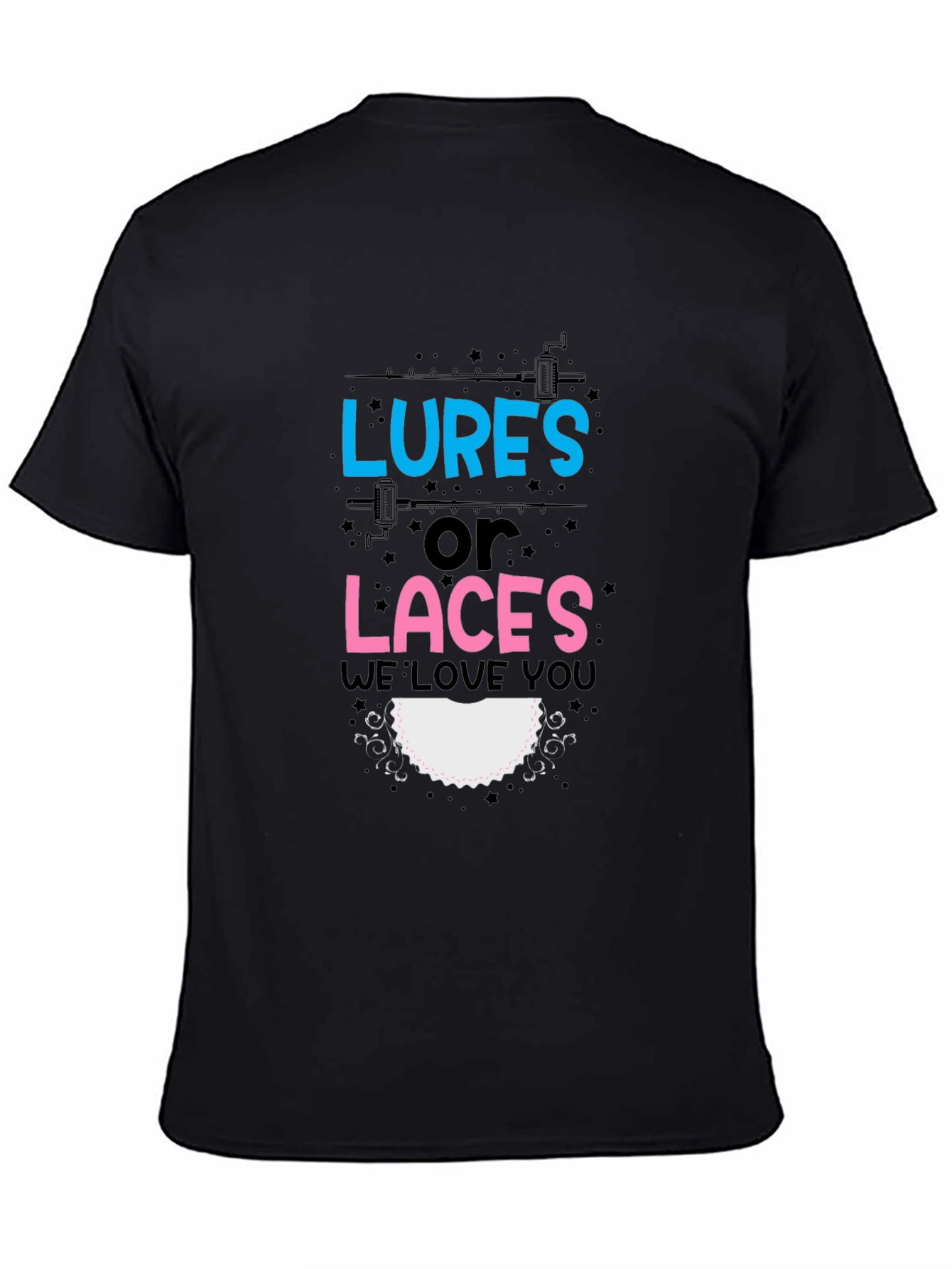 Lures or Laces Gender Reveal T-Shirt