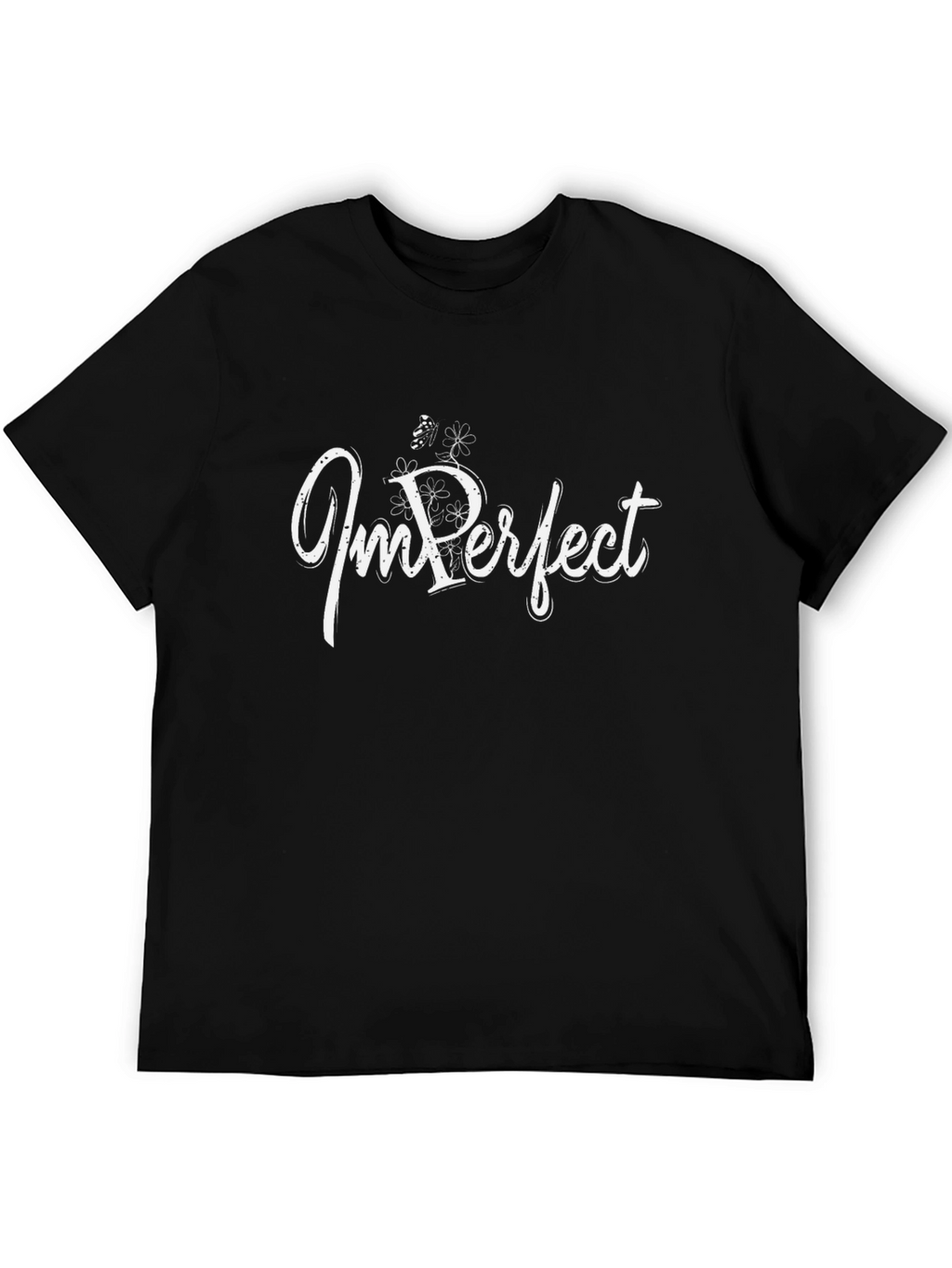 Im Perfect Black Graphic Tee
