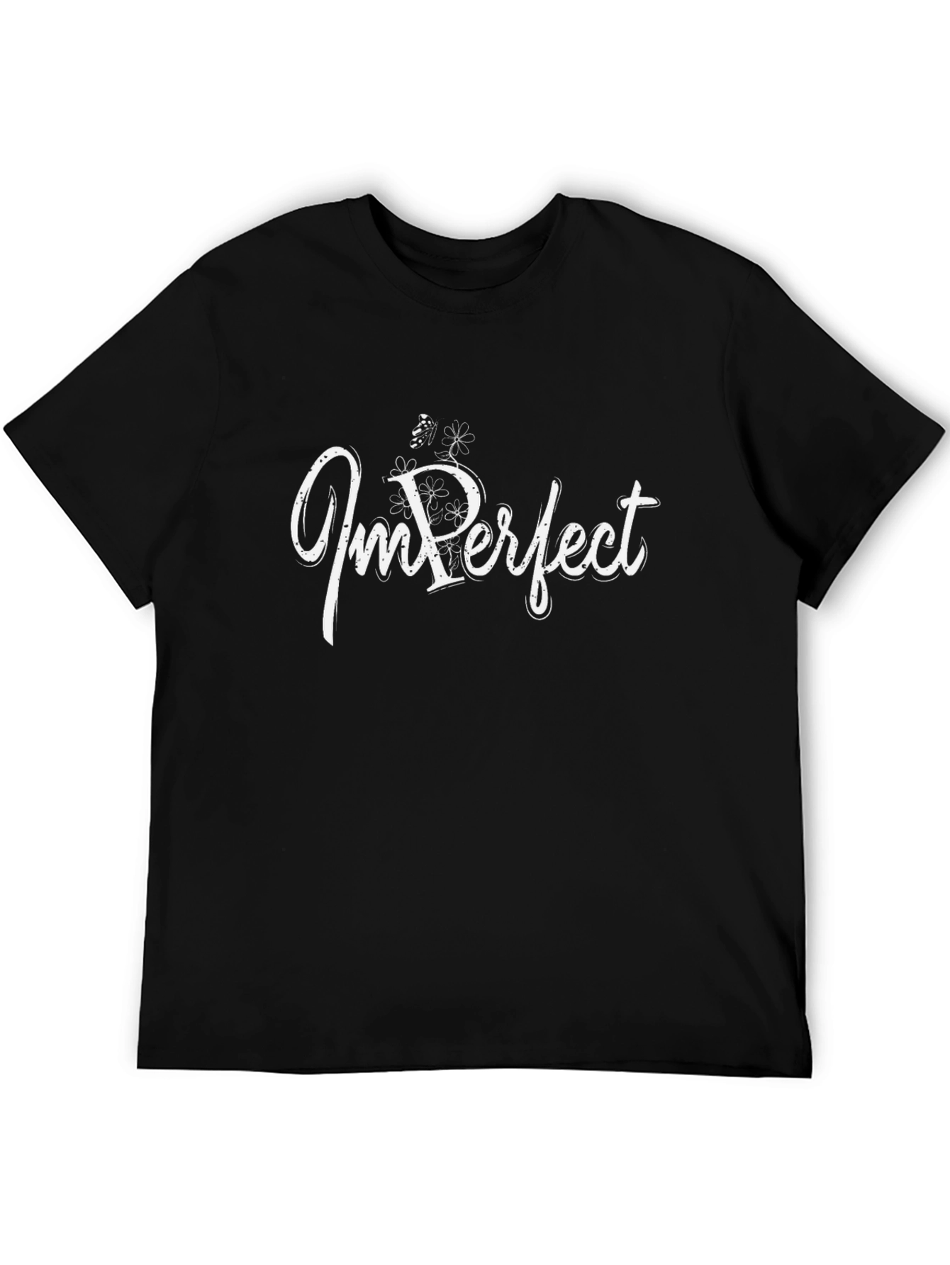 Im Perfect Black Graphic Tee