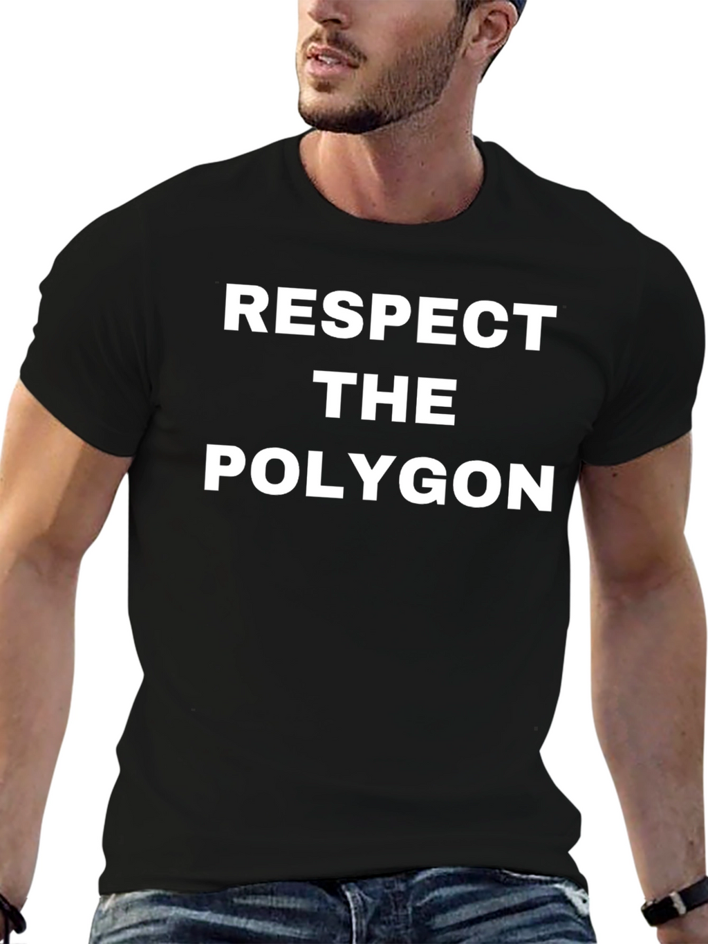 Respect the Polygon - Graphic T-Shirt