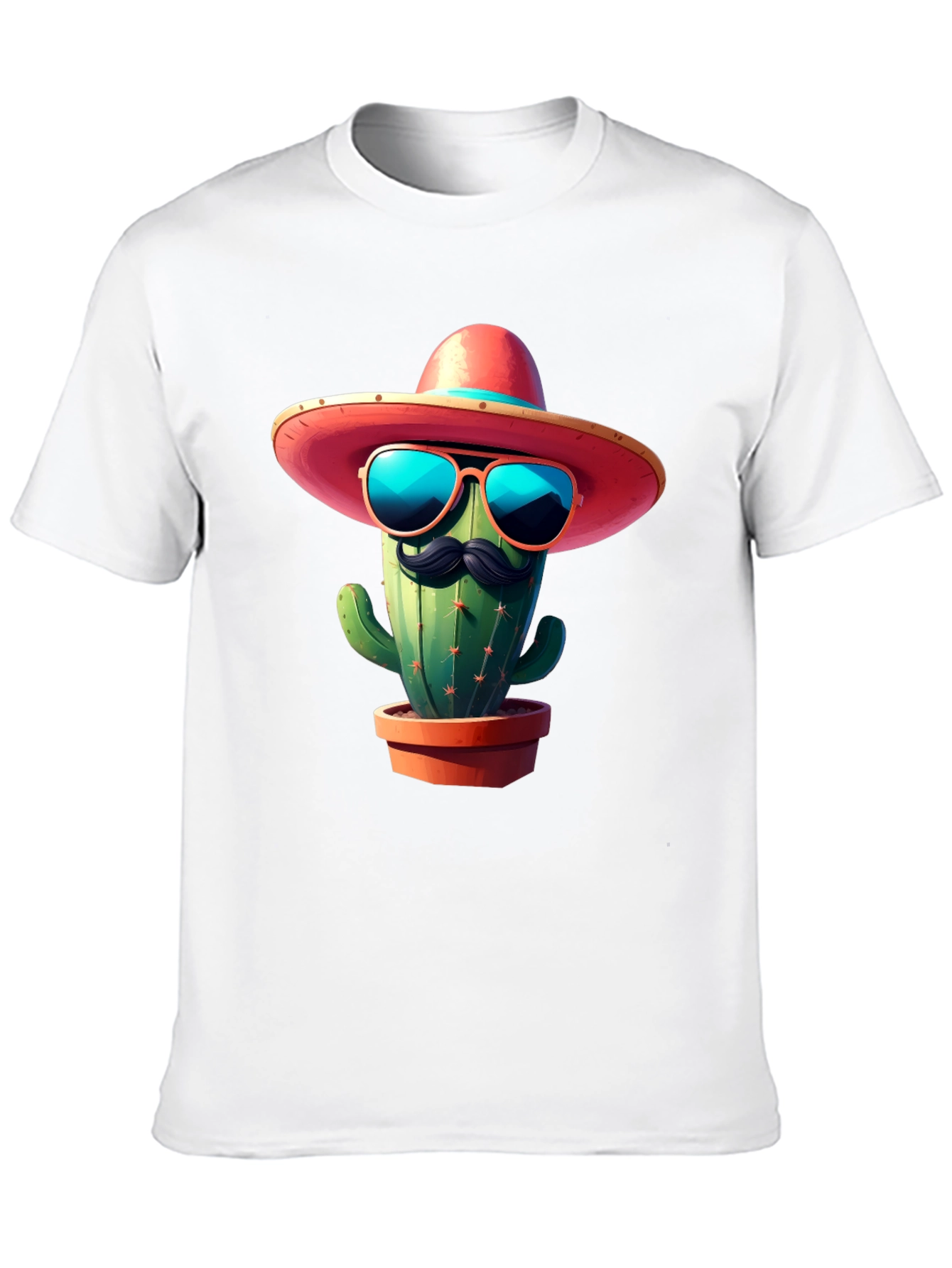 Cool Cactus Tee: Sombrero & Shades