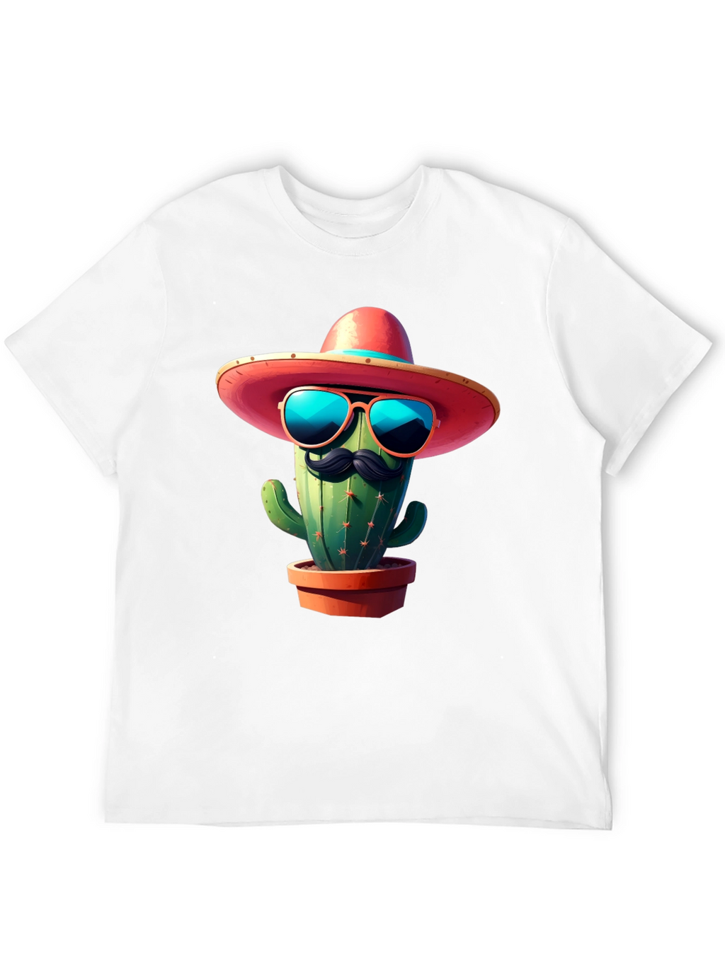 Cool Cactus Tee: Sombrero & Shades