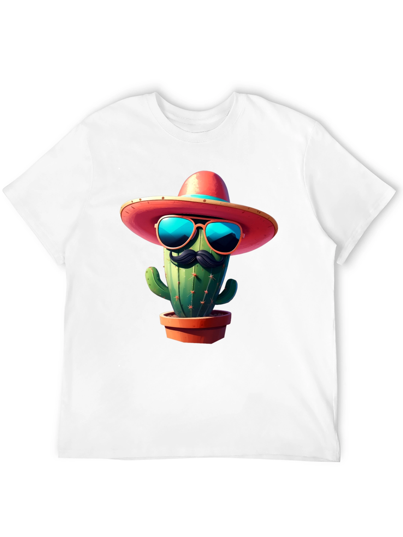 Cool Cactus Tee: Sombrero & Shades